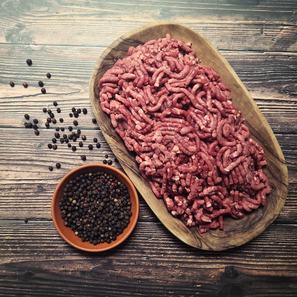 Minced beef topside