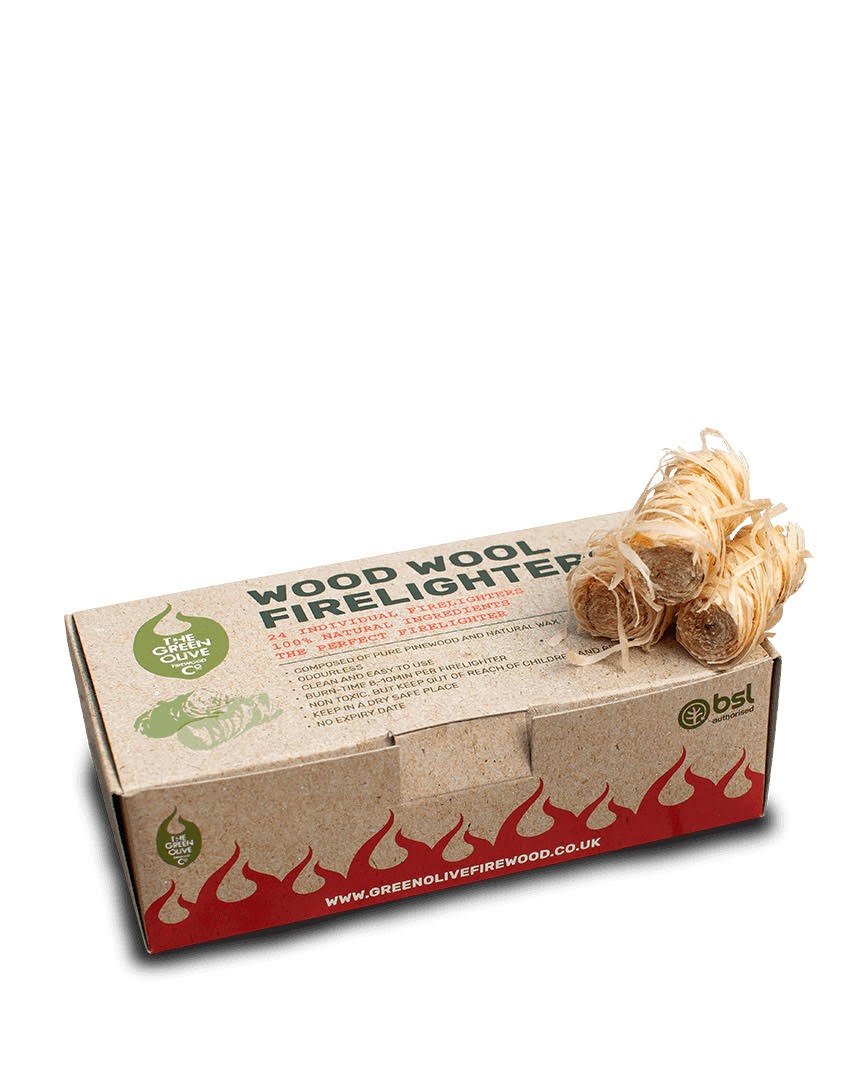 Kent Charcoal & Firewood – Wood Wool Firelighter 24 pack Wood Wool Firelighter 24 pack